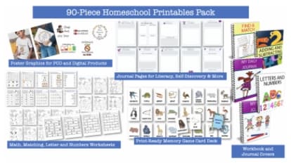 Homeschool Printables Pack - Get This PLR